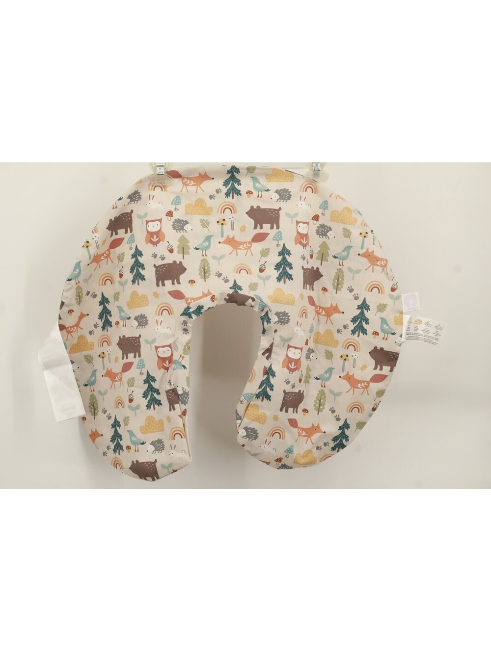 Boppy Nursing Pillow Cover Woodland Forest Fox Bear Owl Neutral Slipcover